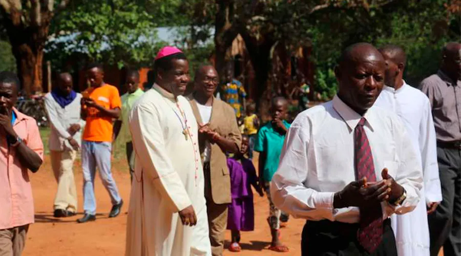 Mons. Eduardo Kussala, Obispo de Tombura-Yambio / Crédito: Joel Friedline (ACI Prensa)