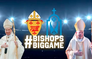 Mons. Dennis Schnurr y Mons. Josu00e9 Gomez 