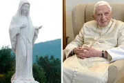 ¿Benedicto XVI apareció en Medjugorje? La historia detrás de esta foto viral