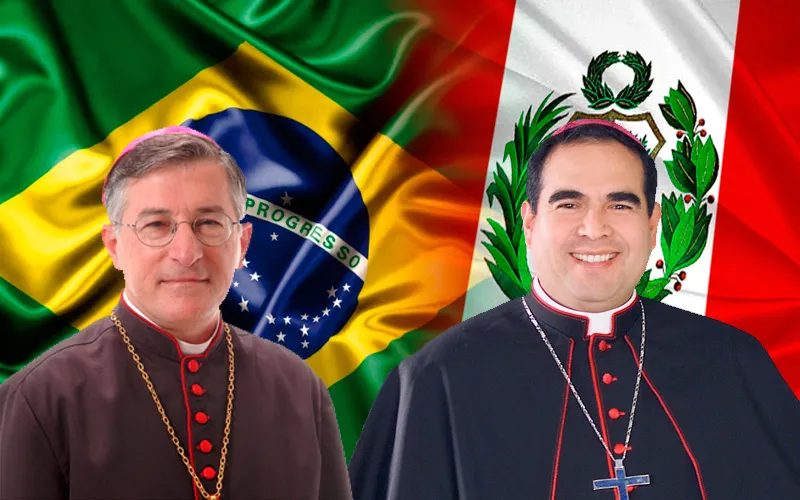 Mons. Tarcisio Scaramussa y Mons. Juan Carlos Vera Plasencia / Fotos: Arquidiocese de SaoPaulo y Prelatura de Caraveli?w=200&h=150