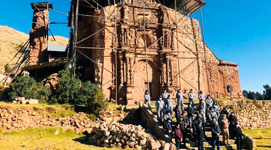 Templo de la Santa Cruz de Jerusalén de Juli. Crédito: Prelatura de Juli?w=200&h=150