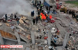 Terremoto en Siria. Cru00e9dito: EWTN Noticias (captura de pantalla) 