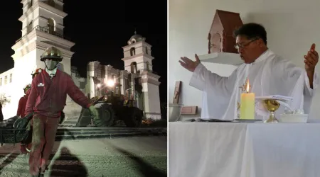 “Vi al malo”: Sacerdote que sobrevivió a devastador terremoto recuerda su combate espiritual