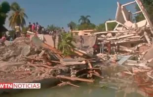Terremoto en Haití. Crédito: EWTN Noticias 