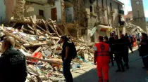 Terremoto en Italia / Foto: Soberana Orden Militar de Malta 