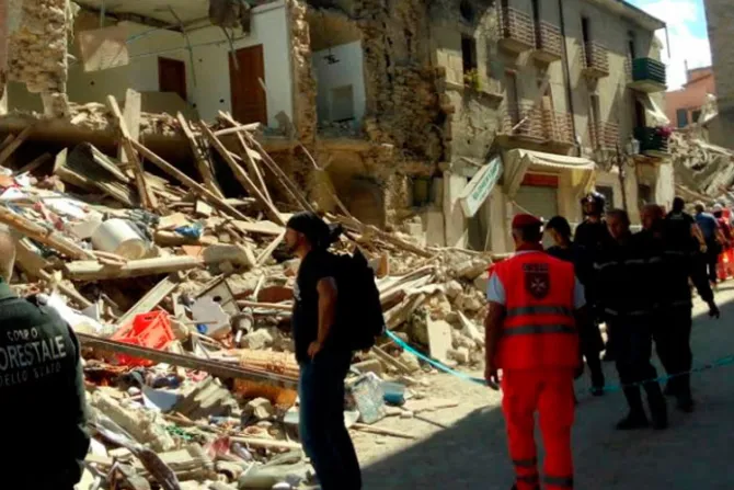 Terremoto en Italia: Se multiplica solidaridad y apoyo a víctimas
