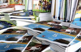 Textos escolares peruanos. Cru00e9dito: ANDINA/Minedu 