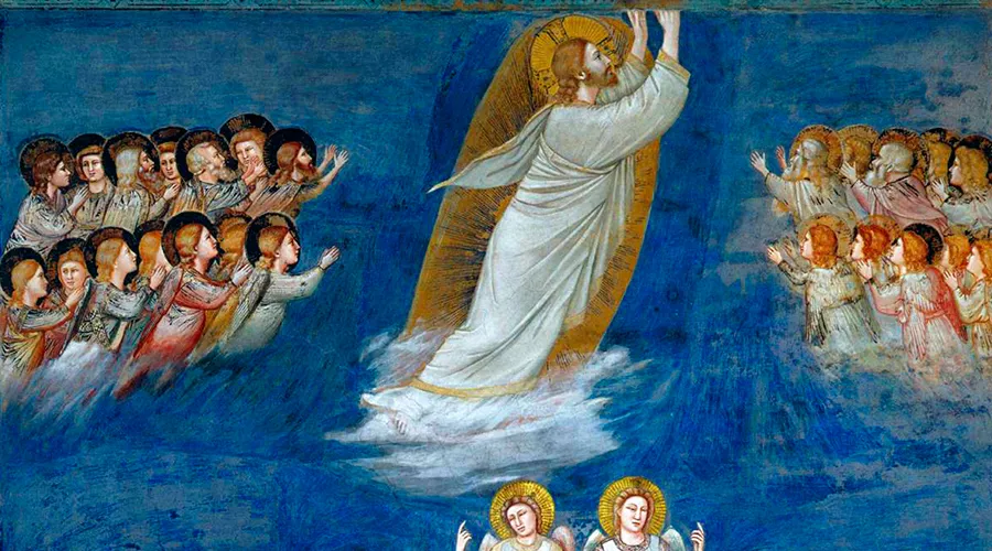 "La Ascensión". Crédito: Giotto di Bondone (1266–1337)