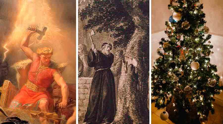 Thor, San Bonifacio y el origen del árbol de Navidad 2022