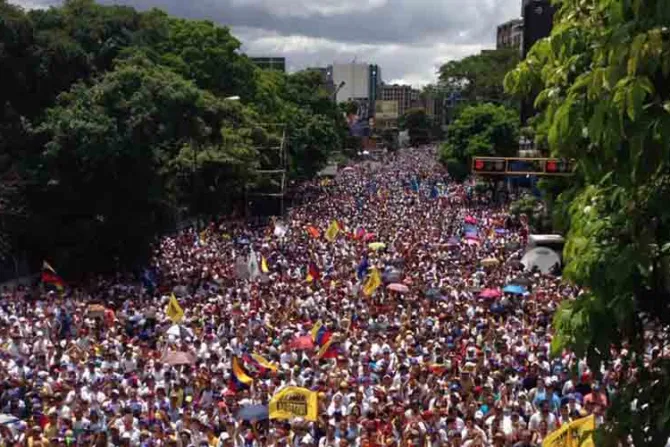 “Toma de Caracas”: El gobierno no escucha al pueblo, denuncia Iglesia en Venezuela