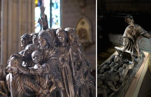 Escultura u201cDejad libres a los oprimidosu201d (Let the Oppressed Go Free). Cru00e9dito: La Machi | Agencia de Comunicaciu00f3n para Buenas Causas 