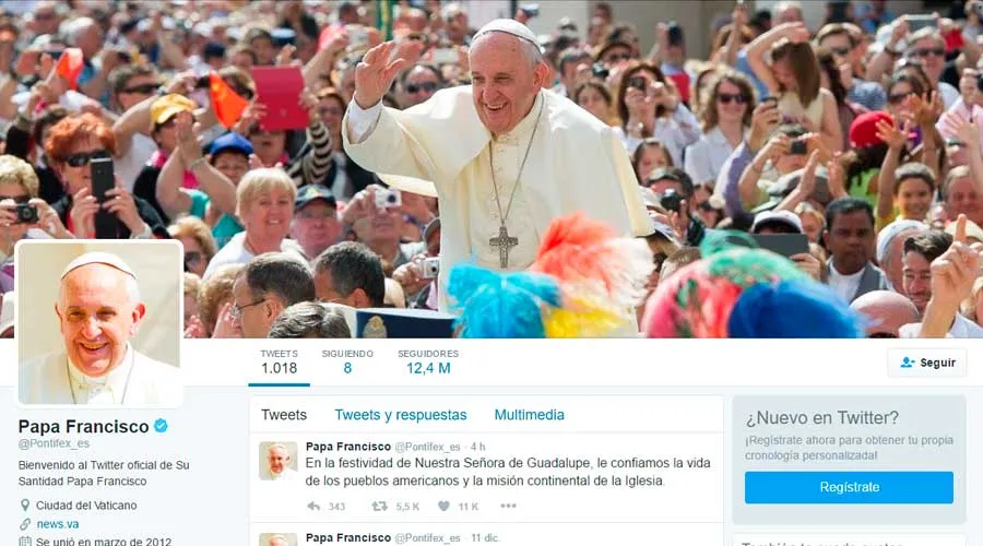 Captura de pantalla de cuenta @Pontifex_es.?w=200&h=150