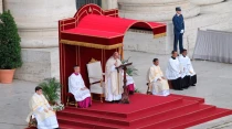 El Papa en la Misa del Jubileo de los Sacerdotes. Foto: Martha Calderu00f3n / ACI Prensa