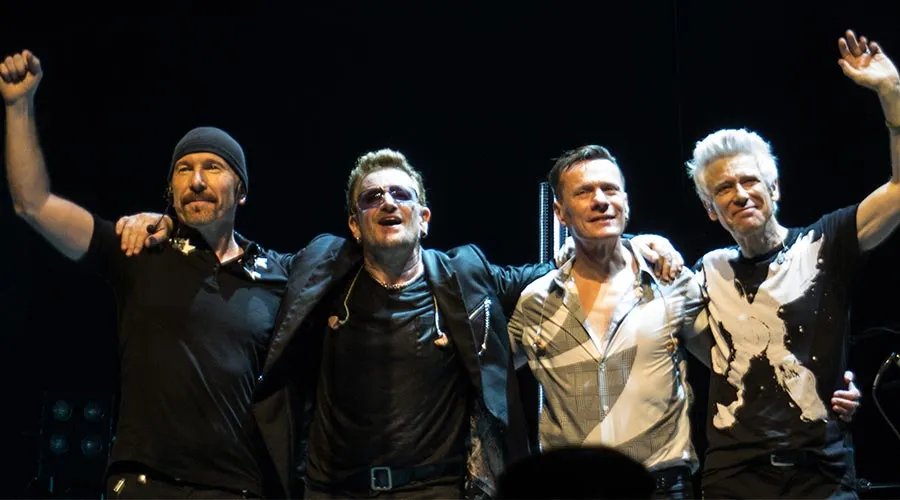 Banda irlandesa U2. Foto: Flickr de U2start (CC BY 2.0).