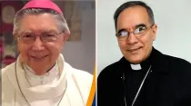 Mons. Ubaldo Santana y Mons. Luis Armando Tineo. Crédito: CEV