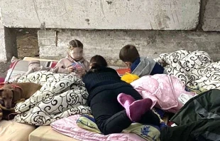 Refugio en Ucrania. Foto: Archivo privado 