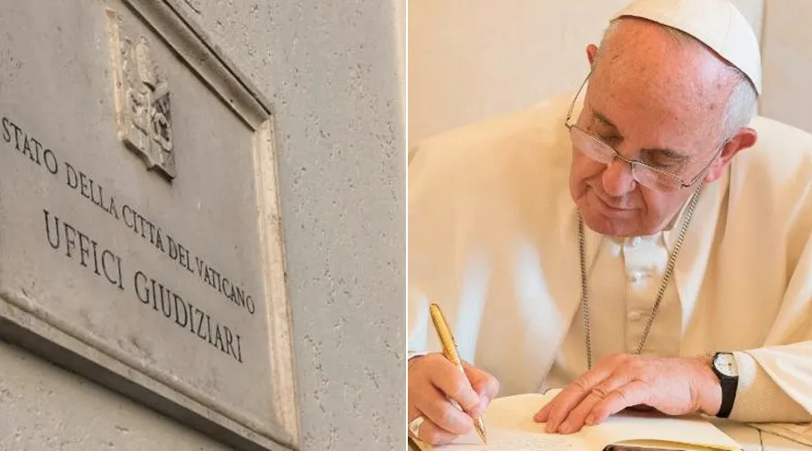 Oficinas judiciales del Vaticano / Papa Francisco escribiendo. Foto: Vatican Media?w=200&h=150