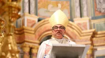 Mons. José Domingo Ulloa en el Te Deum celebrado el 3 de noviembre en la Catedral Basílica Santa María la Antigua / Crédito: Arzobispado de Panamá