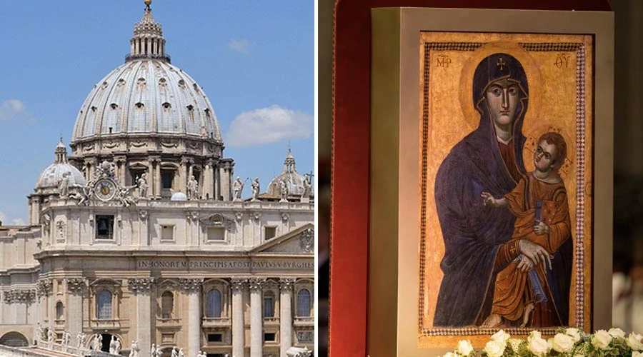 La Basílica de San Pedro y la Salus Populis romani. Fotos: Daniel Ibáñez / ACI Prensa?w=200&h=150