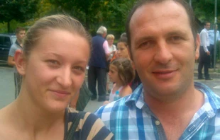 Valentu00edn y Vanessa Foto: Andrea Gagliarducci / ACI Prensa 