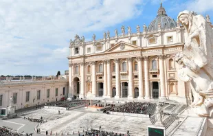 Fachada de la Basílica de San Pedro. Foto: Vatican Media 