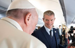 El Papa Francisco y Matteo Bruni / Cru00e9dito: u00a9 Vatican Media/ACI Prensa. Todos los derechos reservados. 