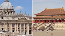 El Vaticano y la Ciudad Prohibida de Pekín. Foto: ACI Prensa y Flickr