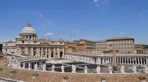 Plaza de San Pedro del Vaticano. (Imagen referencial). Foto: Daniel Ibáñez / ACI Prensa