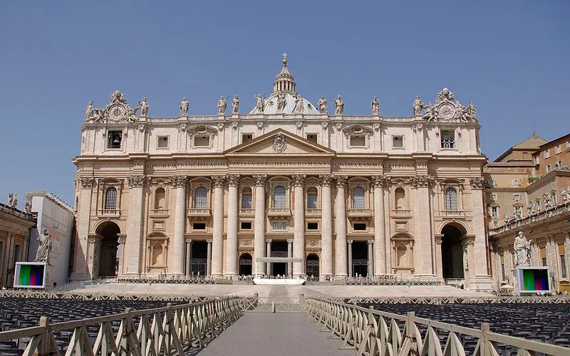 Basílica de San Pedro, en Ciudad del Vaticano. Foto: Wikipedia / Janericloebe / Dominio Público