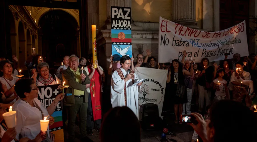 Iglesia en Chile reza por la paz y la justicia en La Araucanía