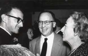 En el centro de la imagen, el Venerable Enrique Shaw. Cru00e9dito: Enrique Shaw pu00e1gina oficial 