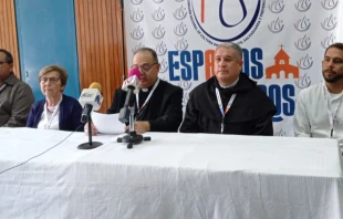Conferencia de prensa al concluir el taller sobre abusos en la Iglesia. Cru00e9dito: CEV Medios 