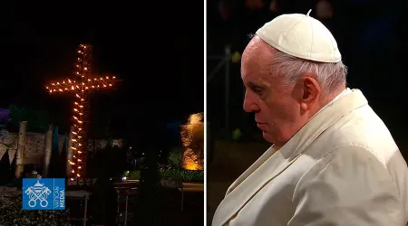 Vía Crucis de Viernes Santo con el Papa volvió al Coliseo Romano tras 2 años