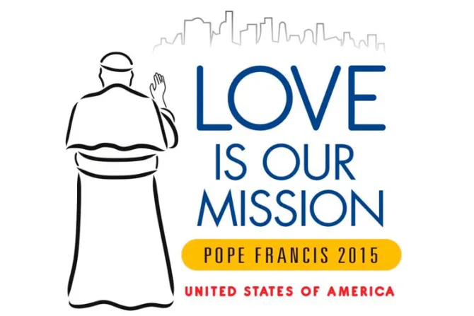 Este es el logo y el lema oficial para la visita del Papa Francisco a Estados Unidos