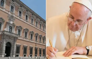 Oficinas de la Diócesis de Roma. Foto: ACI Prensa / Papa Francisco. Foto: Vatican Media 