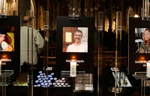 Fotos de las tres vu00edctimas del atentado en la Catedral de Niza. Cru00e9dito: Olivier Huitel / Diocese de Nice 