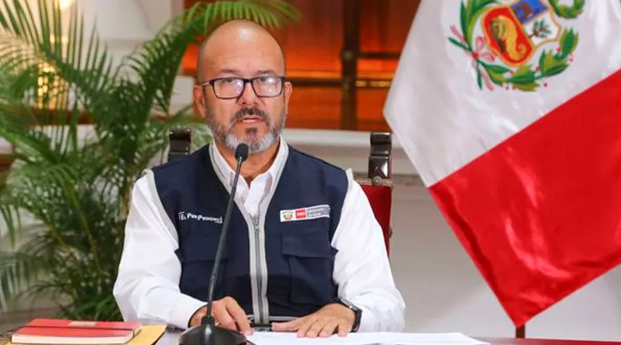Víctor Zamora, ministro de salud del Perú. Crédito: ANDINA