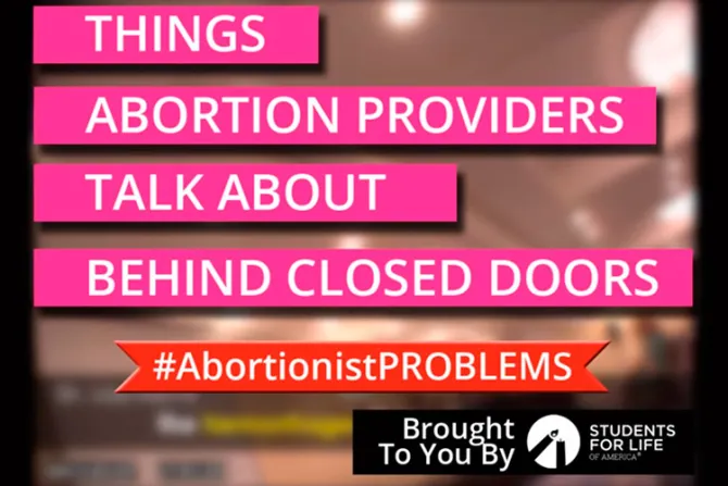 ¿De qué hablan los abortistas cuando están a puertas cerradas?