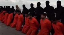 Imagen del video del martirio de los 21 cristianos coptos a manos del ISIS / Crédito: Captura YouTube RTRTruthMedia