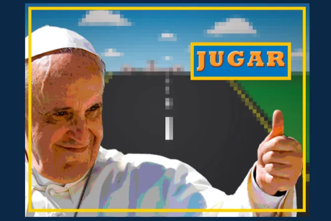 Papa en Paraguay: Lanzan videojuego para manejar el papamóvil 