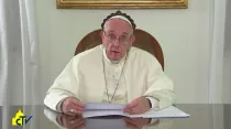 Mensaje de video del Papa Francisco. Foto: Captura de Youtube