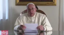 El Papa Francisco envía video mensaje antes de su viaje a Marruecos. Foto: Captura YouTube
