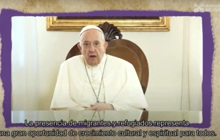 Video mensaje del Papa Francisco. Foto: Captura video 