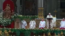 Papa Francisco en la Vigilia Pascual / Captura Youtube (CTV)