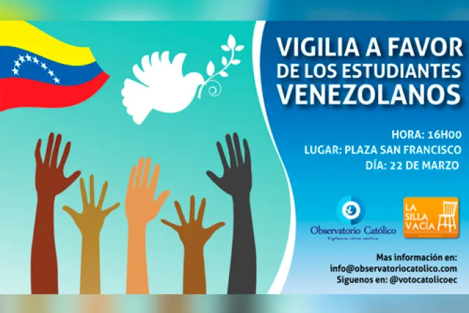 #AmericaReacciona: Organizan velada en favor de estudiantes venezolanos en Ecuador