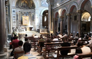 Vigilia de oraciu00f3n por las vu00edctimas del COVID-19. Foto: Comunidad San Egidio  