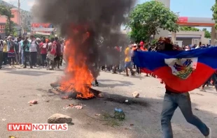 Haitu00ed sigue sufriendo episodios de violencia. Cru00e9dito: EWTN Noticias (captura de video) 