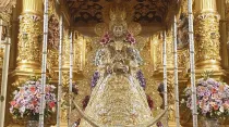 Virgen del Rocío. Crédito: Twitter Diócesis Huelva