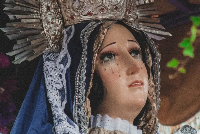 Arquidiócesis estudiará caso de una imagen de la Virgen que habría derramado lágrimas