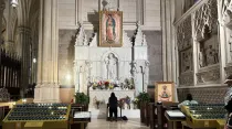 Capilla dedicada a Nuestra Señora de Guadalupe en la Catedral de San Patricio, en Nueva York. Crédito: Cortesía de Horacio Ramos.